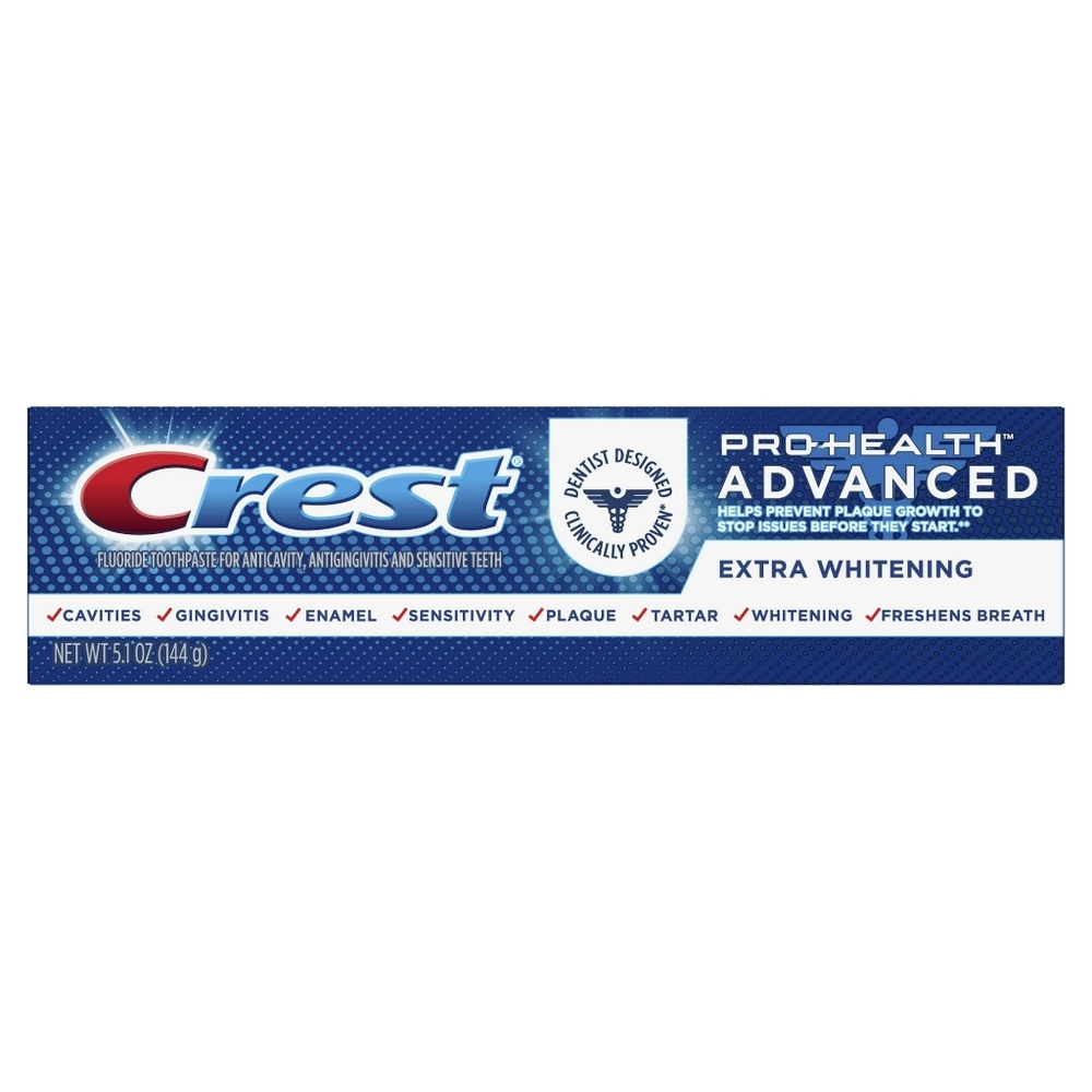 New🌟 2 Crest Pro-Health Advanced Extra Whitening Toothpaste, 5.1 oz